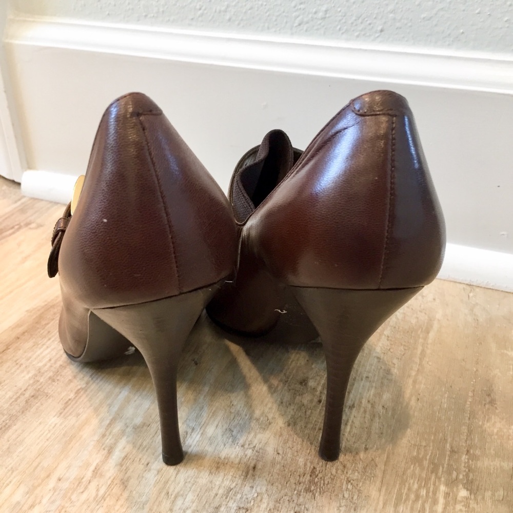 Guess Pointed Toe Sock Bootie Heels Size 7 - image 4